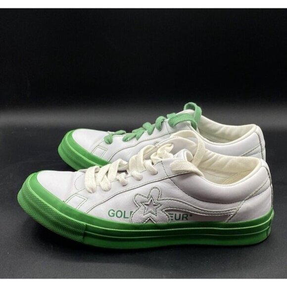 Converse Golf Le Fleur x One Star Ox Kelly Green Men’s 6.5 Women 8.5 - Picture 7 of 12
